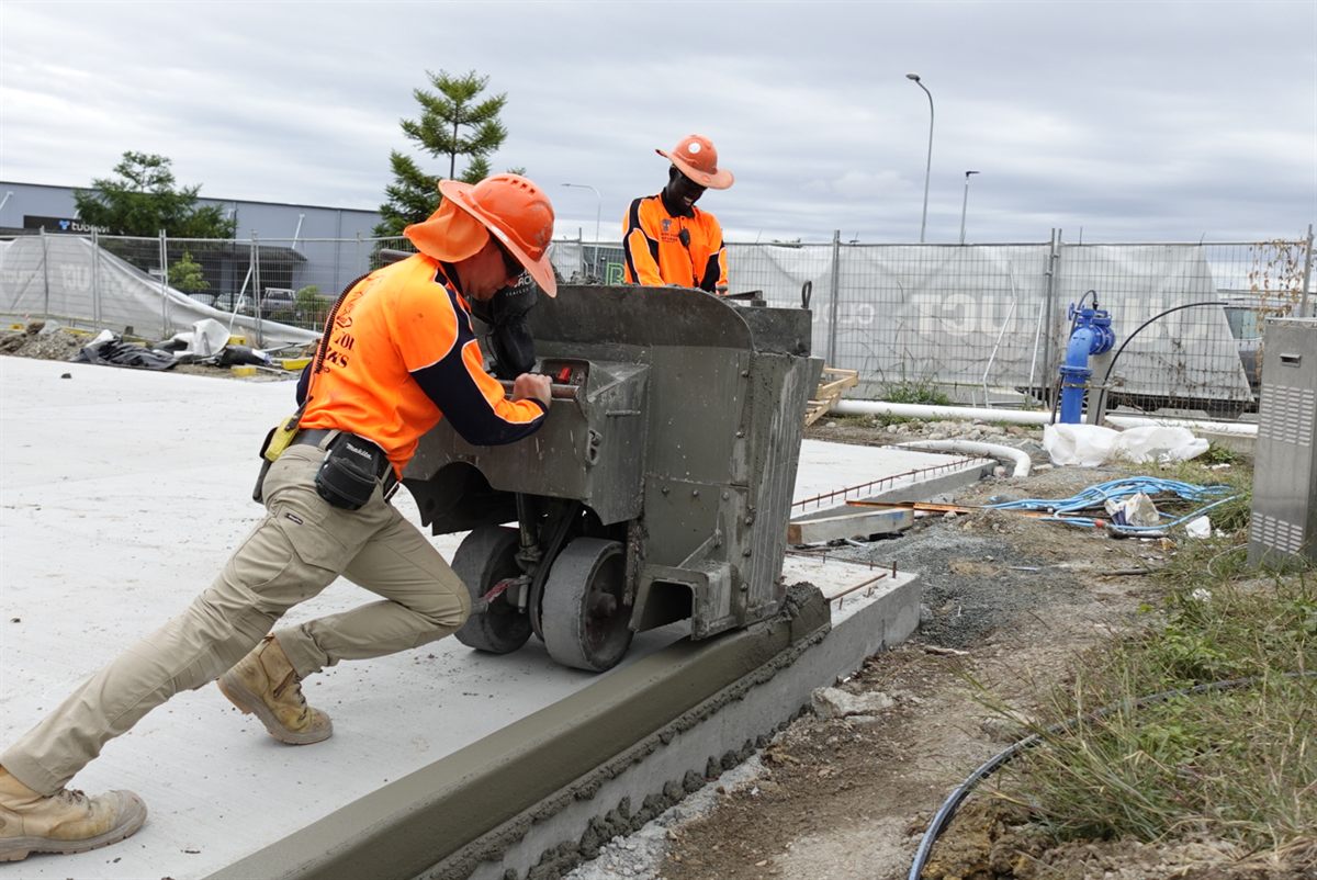Kerbs For Carparks commercial concrete kerbing project photo 13