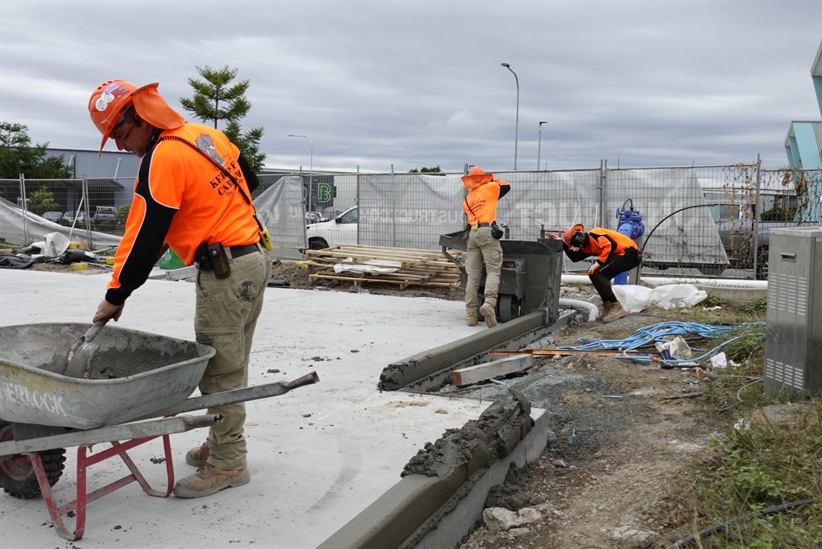 Kerbs For Carparks commercial concrete kerbing project photo 14