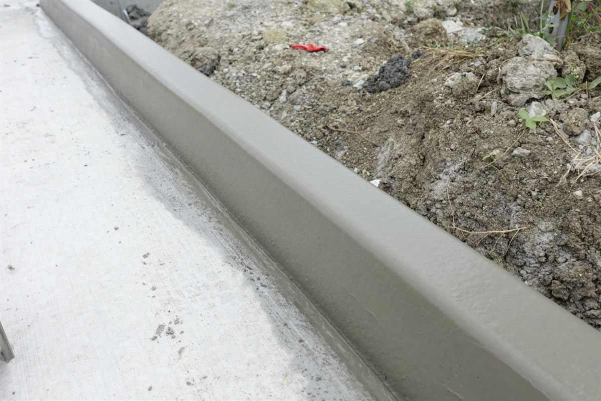 Kerbs For Carparks commercial concrete kerbing project photo 16