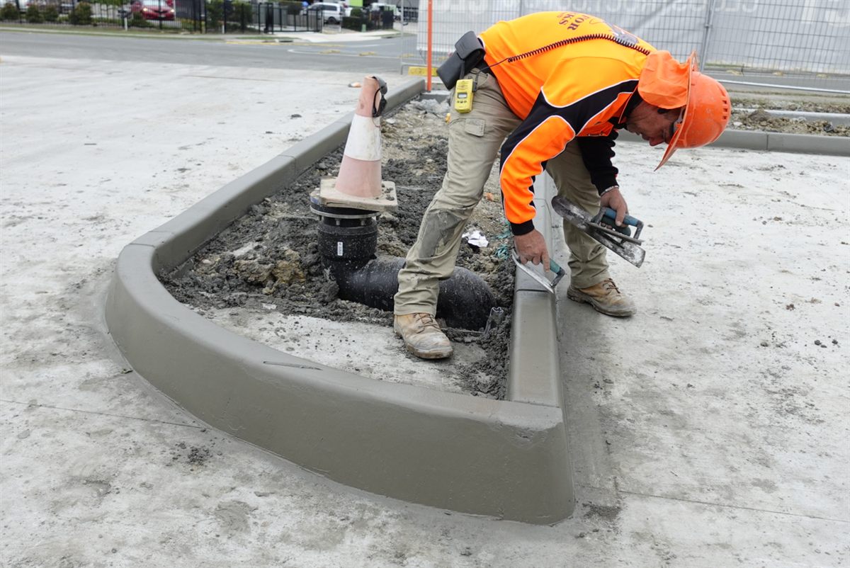 Kerbs For Carparks commercial concrete kerbing project photo 25