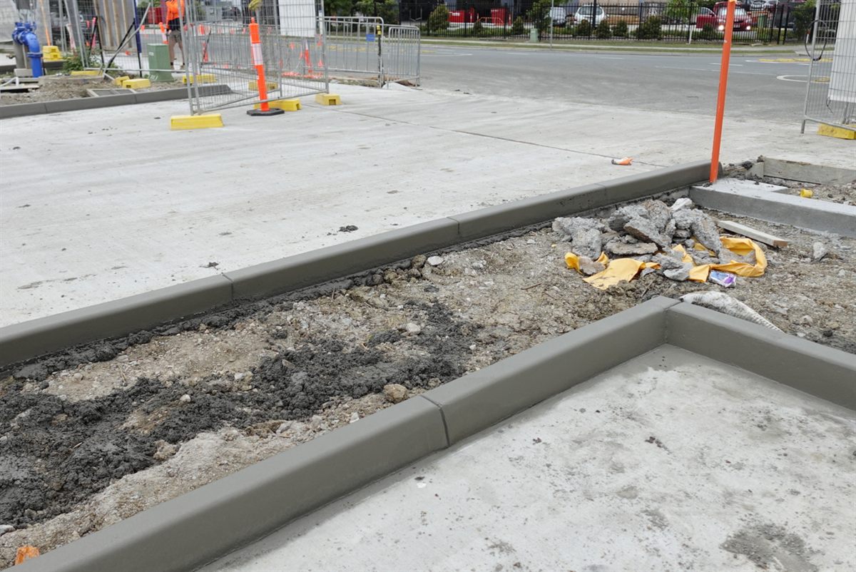 Kerbs For Carparks commercial concrete kerbing project photo 26