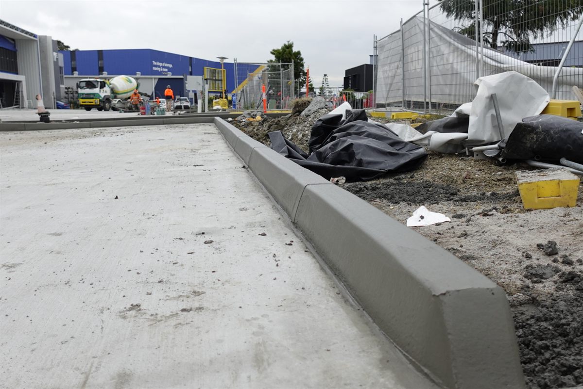 Kerbs For Carparks commercial concrete kerbing project photo 27