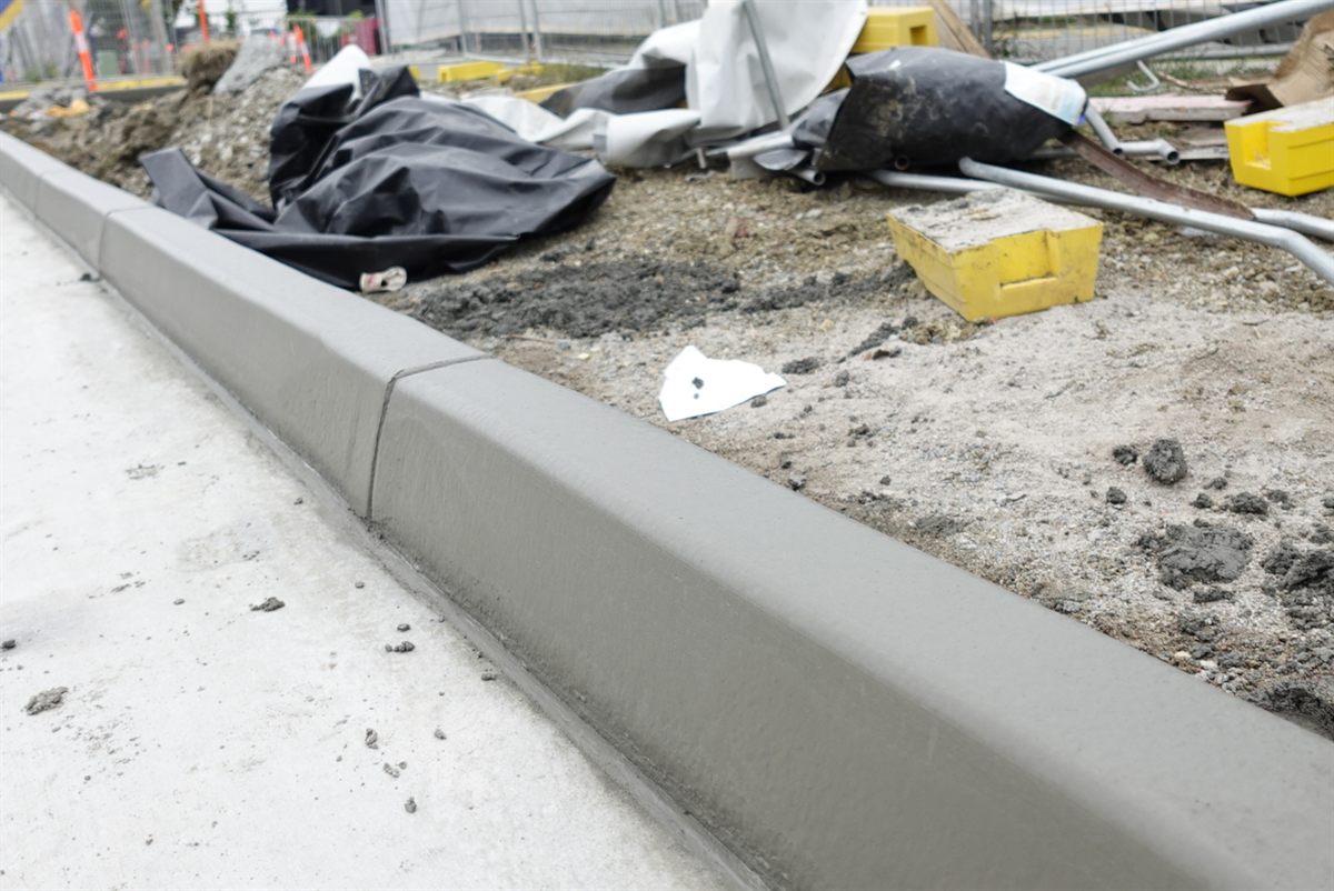 Kerbs For Carparks commercial concrete kerbing project photo 28