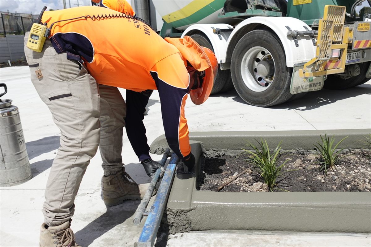 Kerbs For Carparks commercial concrete kerbing project photo 41