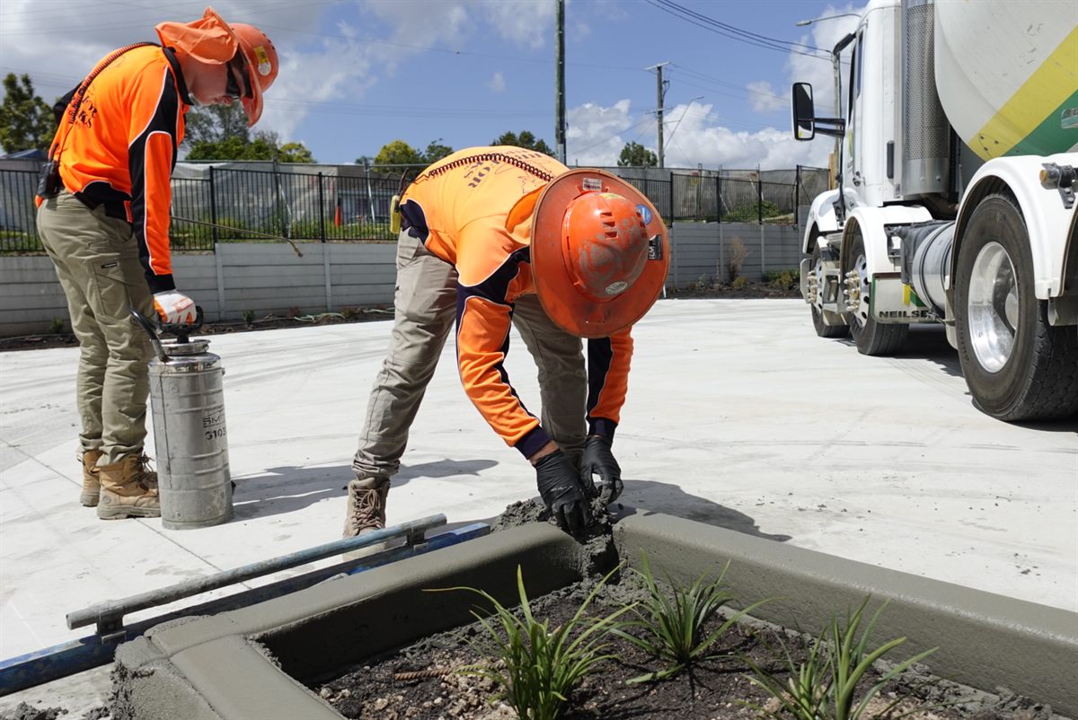 Kerbs For Carparks commercial concrete kerbing project photo 42