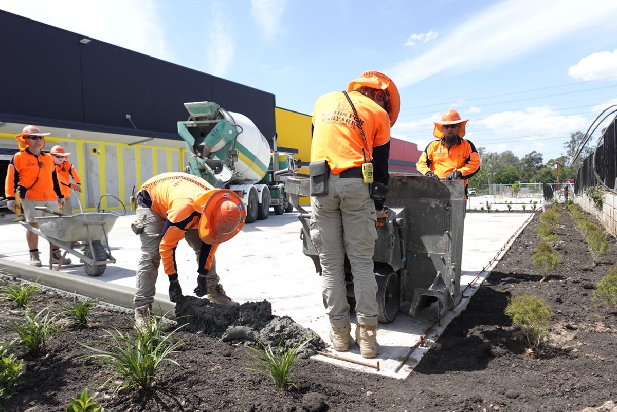 Kerbs For Carparks commercial concrete kerbing project photo 45