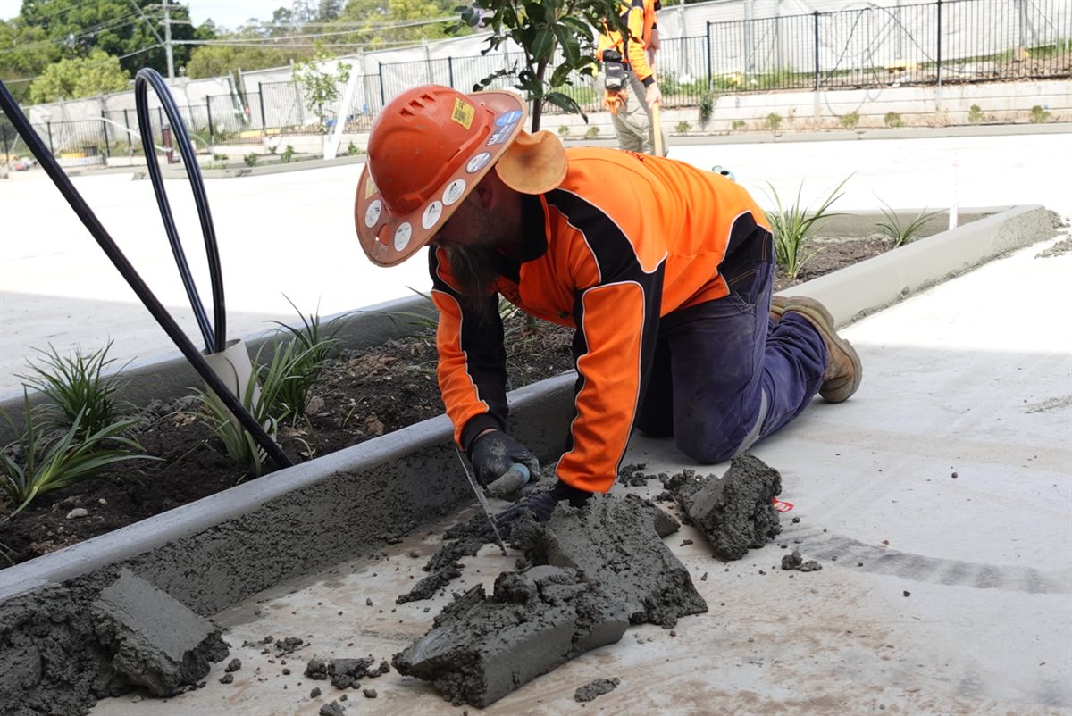 Kerbs For Carparks commercial concrete kerbing project photo 47
