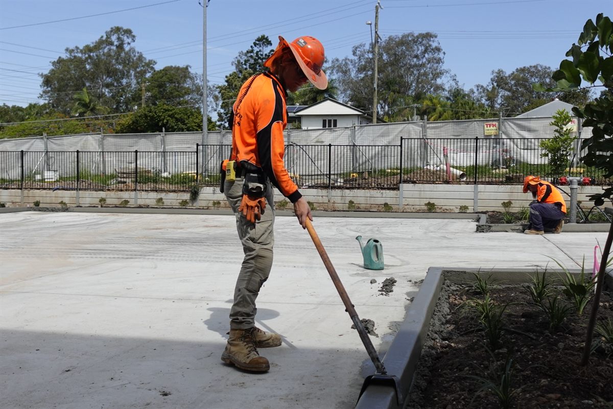 Kerbs For Carparks commercial concrete kerbing project photo 48