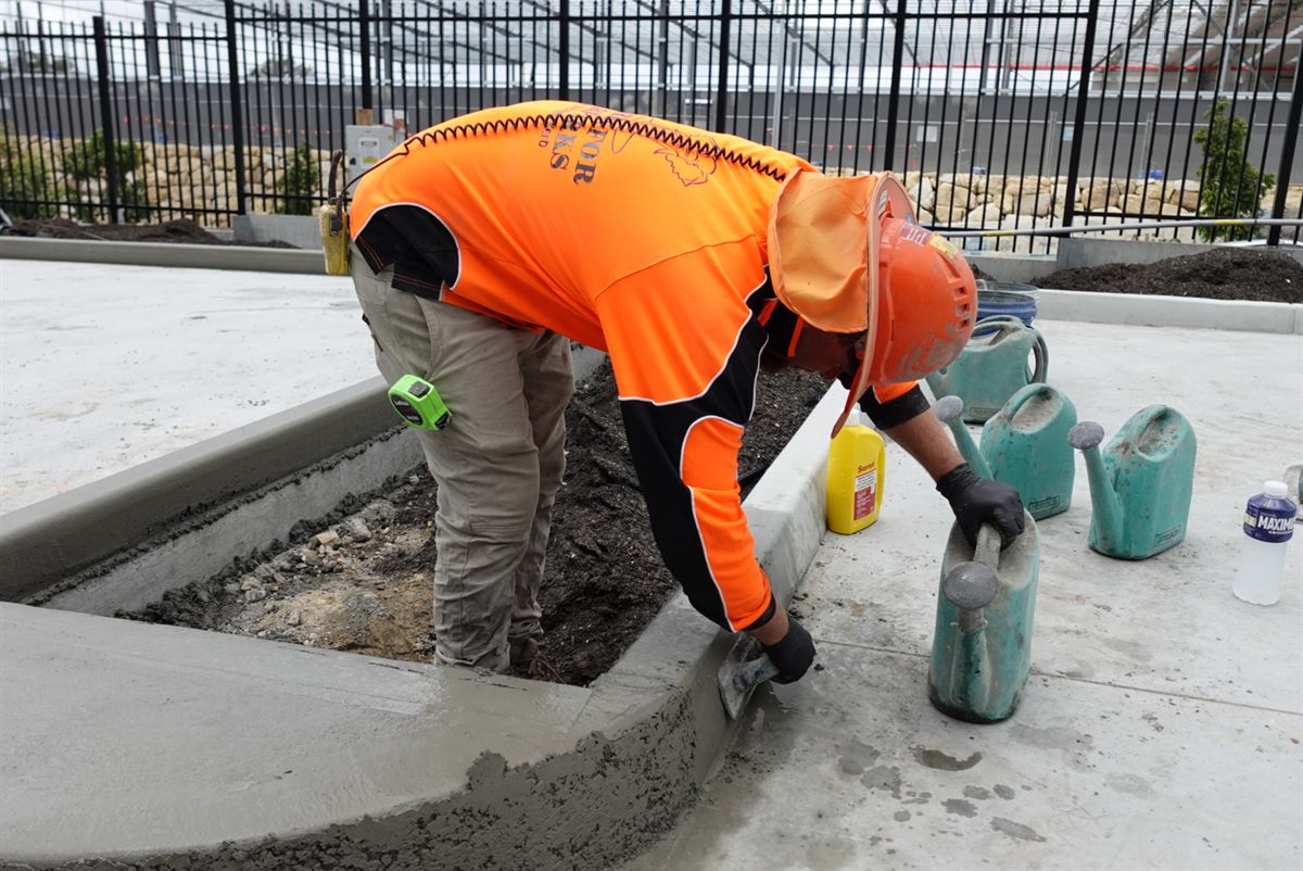 Kerbs For Carparks commercial concrete kerbing project photo 49
