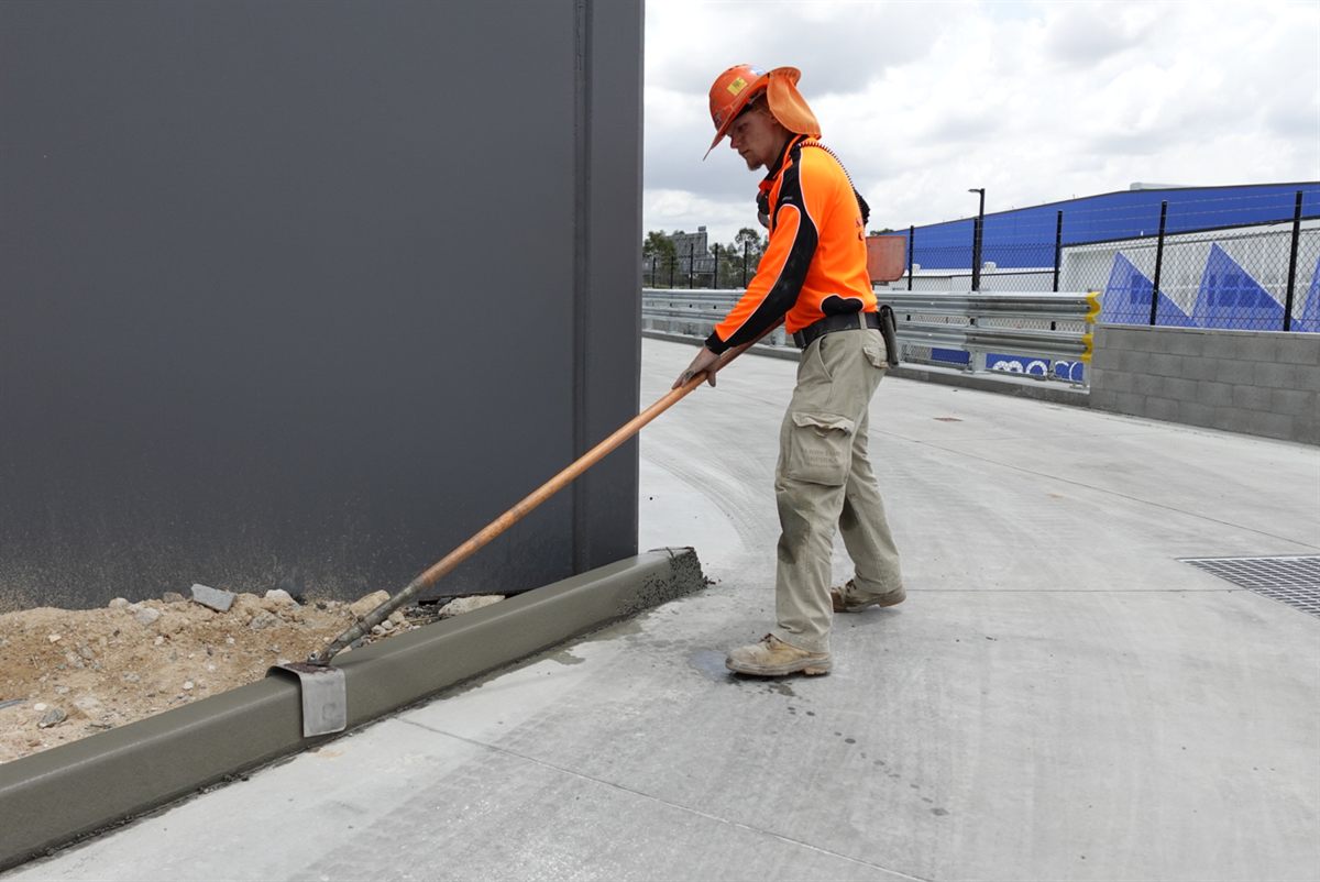 Kerbs For Carparks commercial concrete kerbing project photo 50