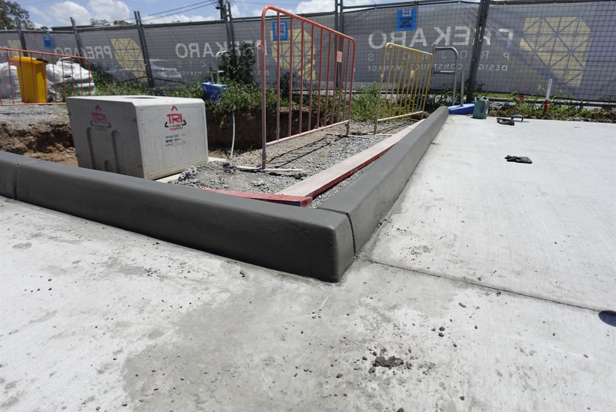 Kerbs For Carparks commercial concrete kerbing project photo 63