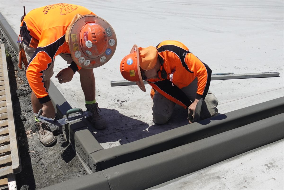 Kerbs For Carparks commercial concrete kerbing project photo 65