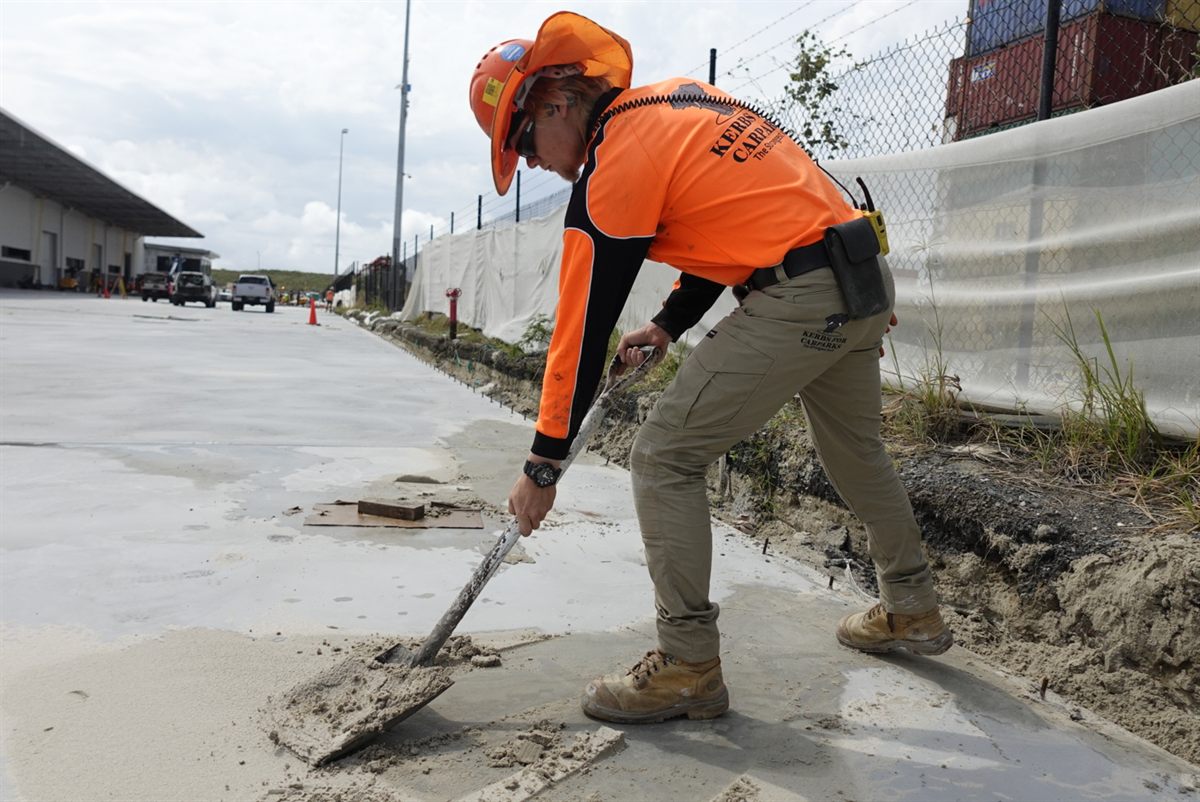 Kerbs For Carparks commercial concrete kerbing project photo 73