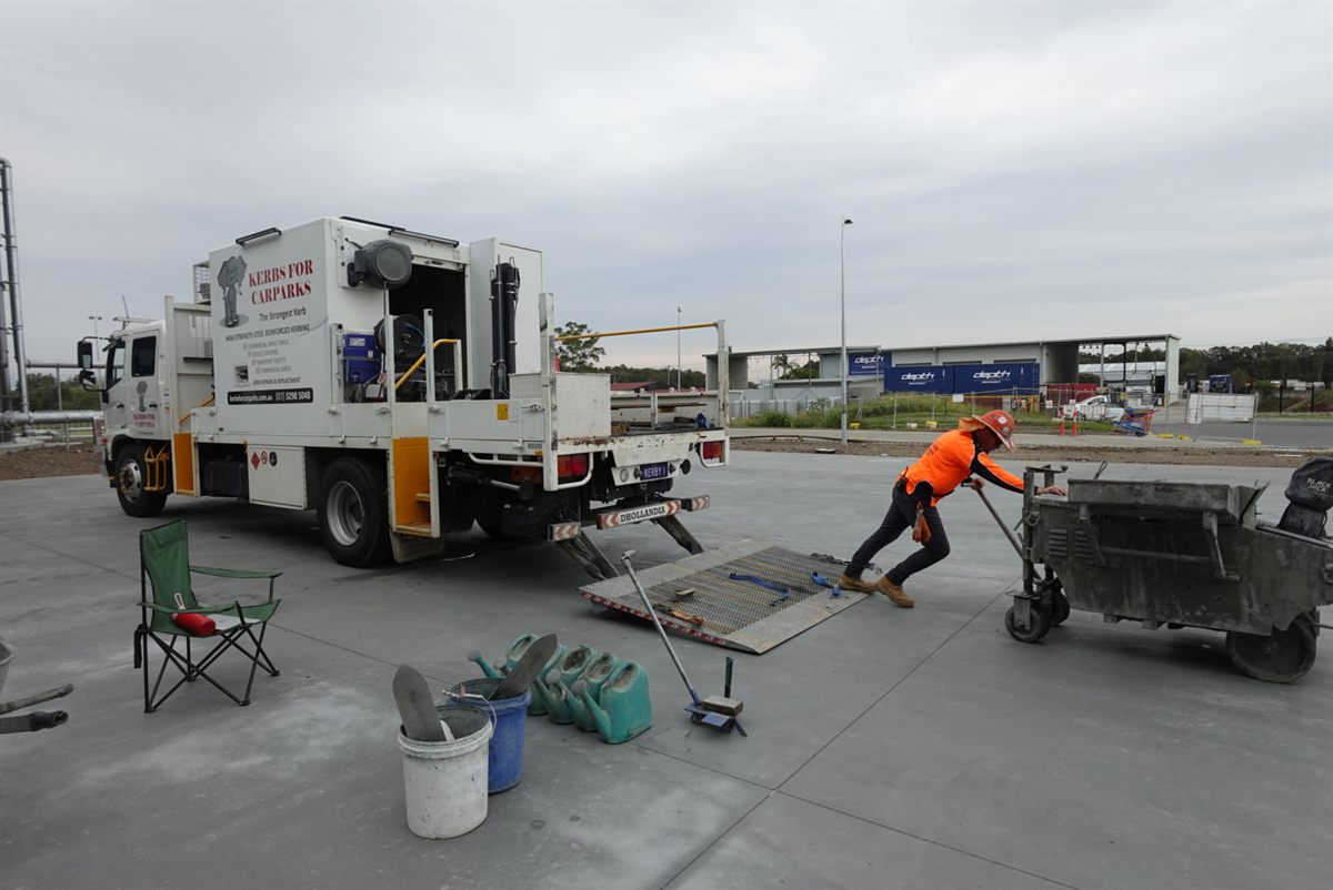 Kerbs For Carparks commercial concrete kerbing project photo 92