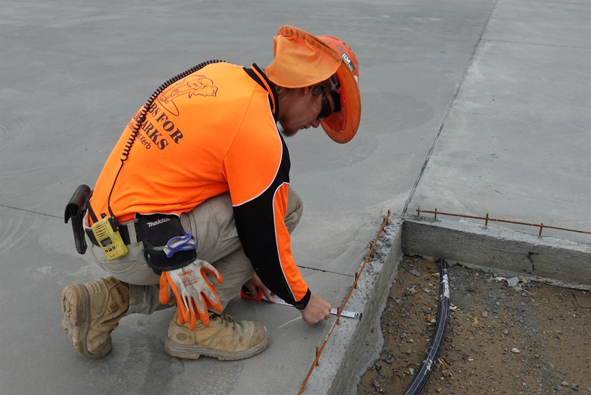 Kerbs For Carparks commercial concrete kerbing project photo 93