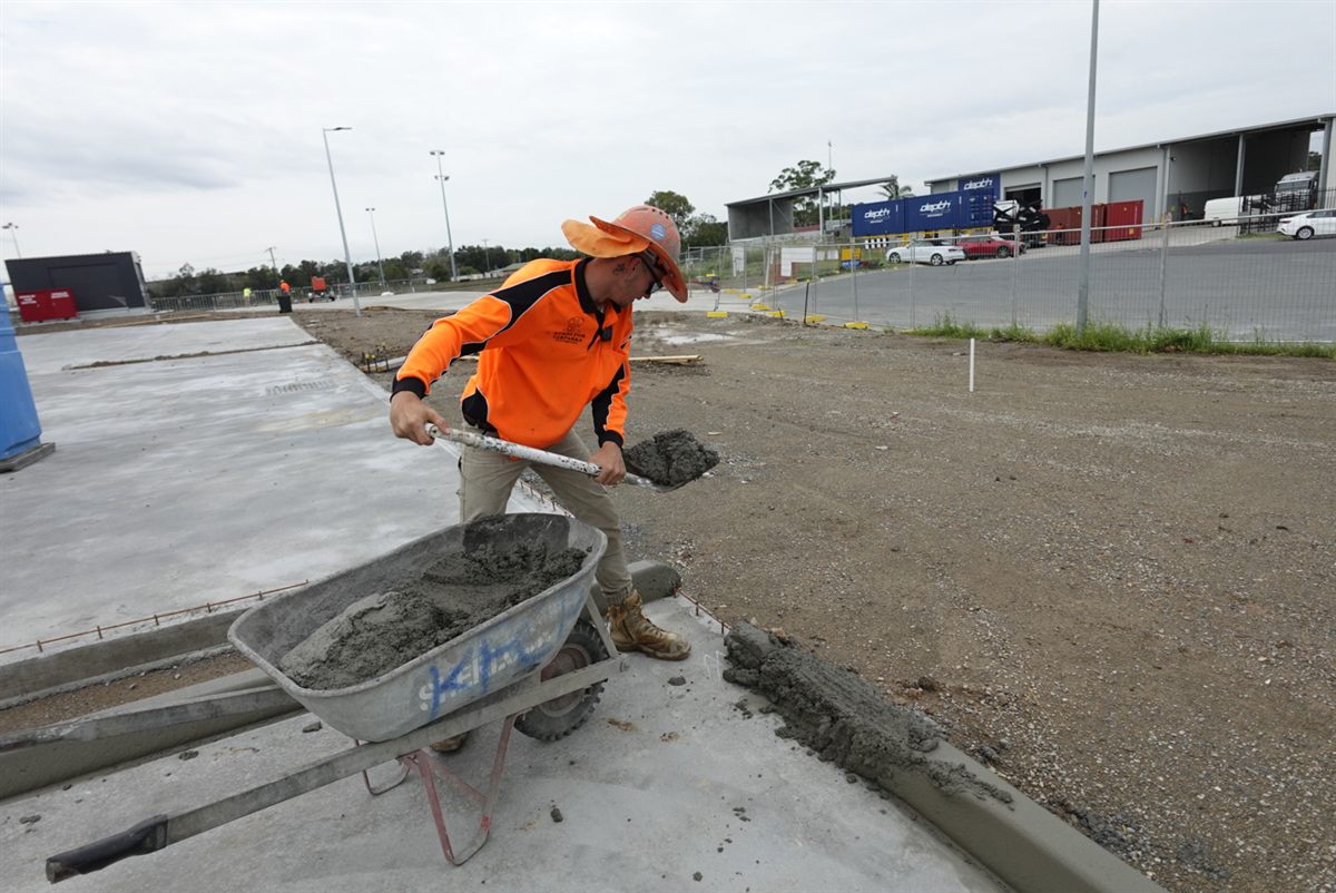 Kerbs For Carparks commercial concrete kerbing project photo 99