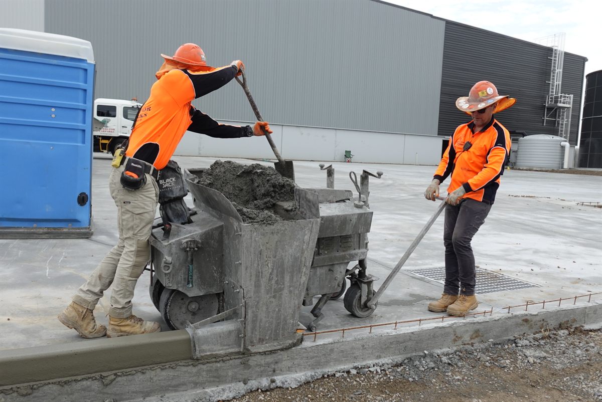 Kerbs For Carparks commercial concrete kerbing project photo 103