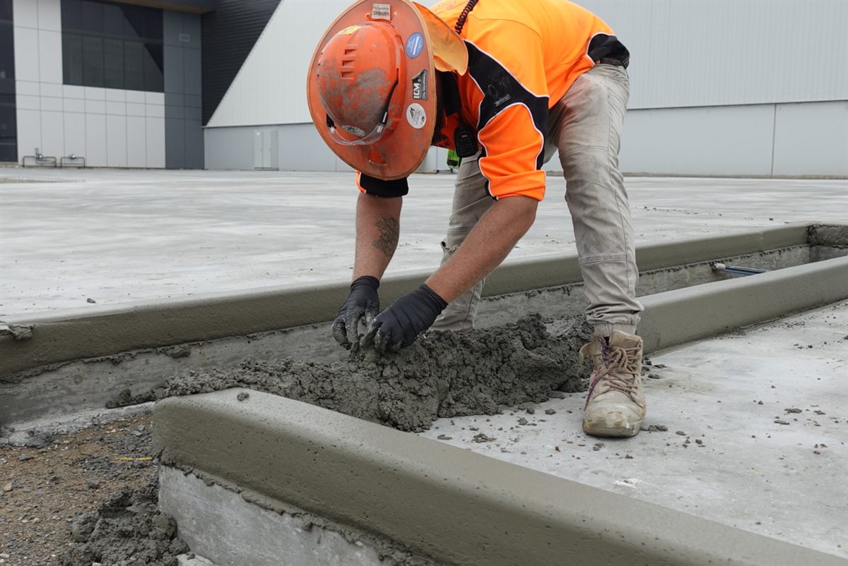 Kerbs For Carparks commercial concrete kerbing project photo 105