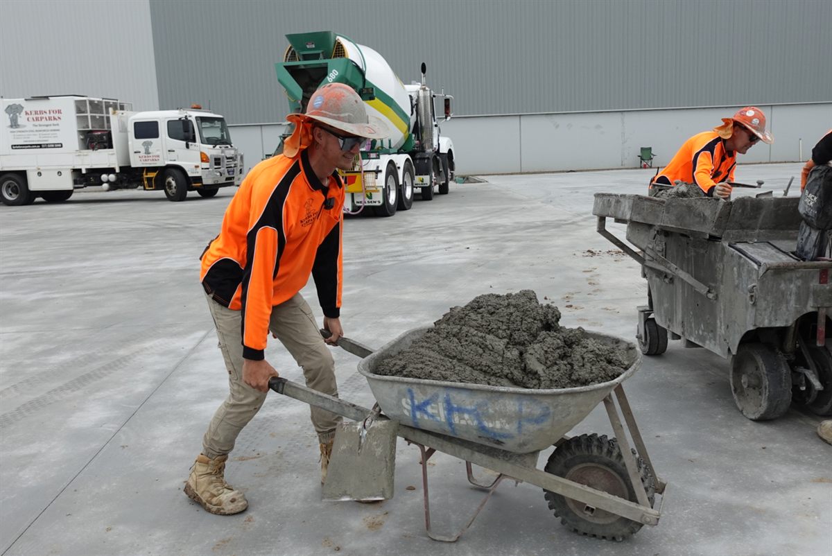 Kerbs For Carparks commercial concrete kerbing project photo 109
