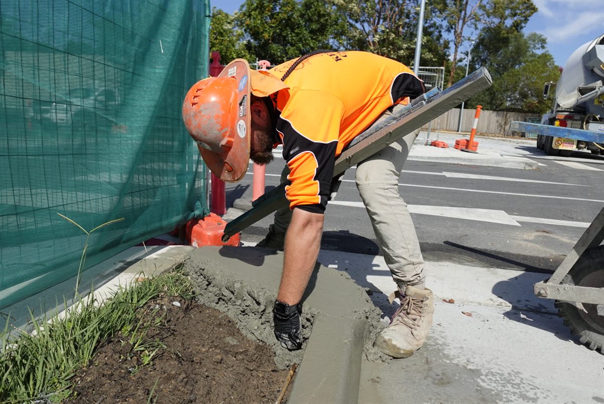 Kerbs For Carparks commercial concrete kerbing project photo 116