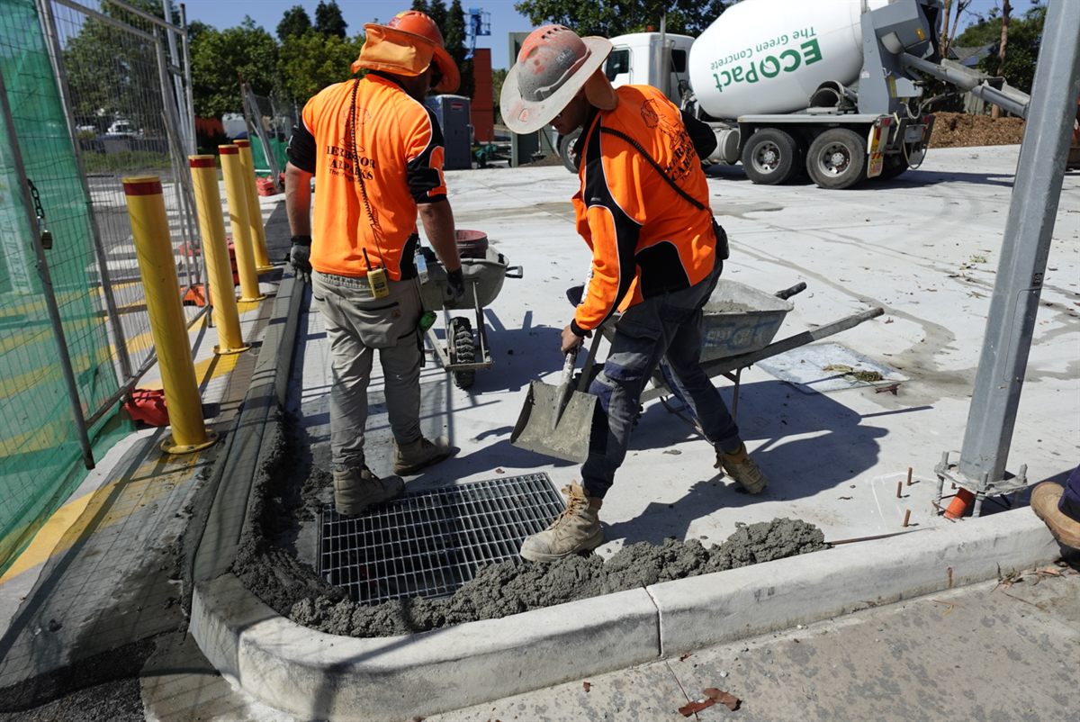 Kerbs For Carparks commercial concrete kerbing project photo 119