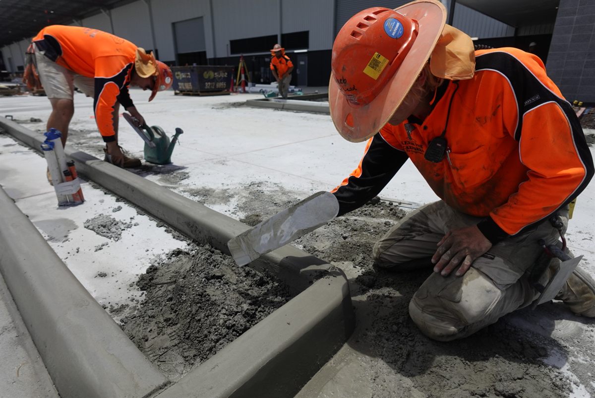 Kerbs For Carparks commercial concrete kerbing project photo 126